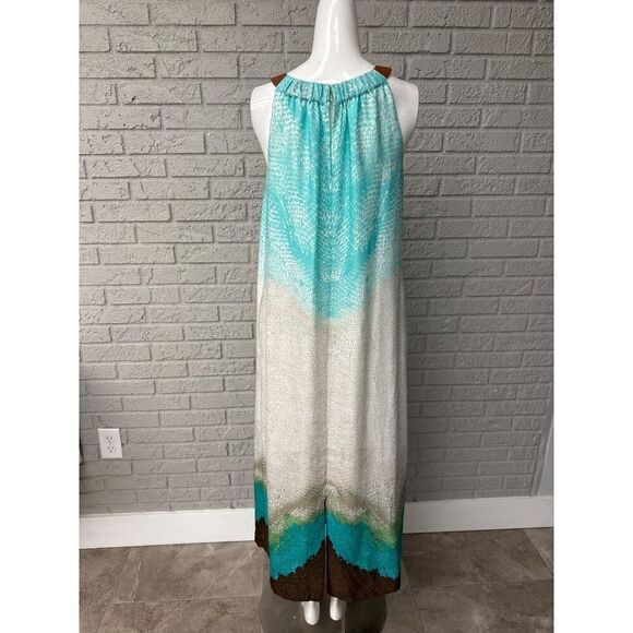 Chico’s Women Bahama Breeze Ombré Faux Leather Maxi Dress Size 0 (4) - Picture 9 of 14